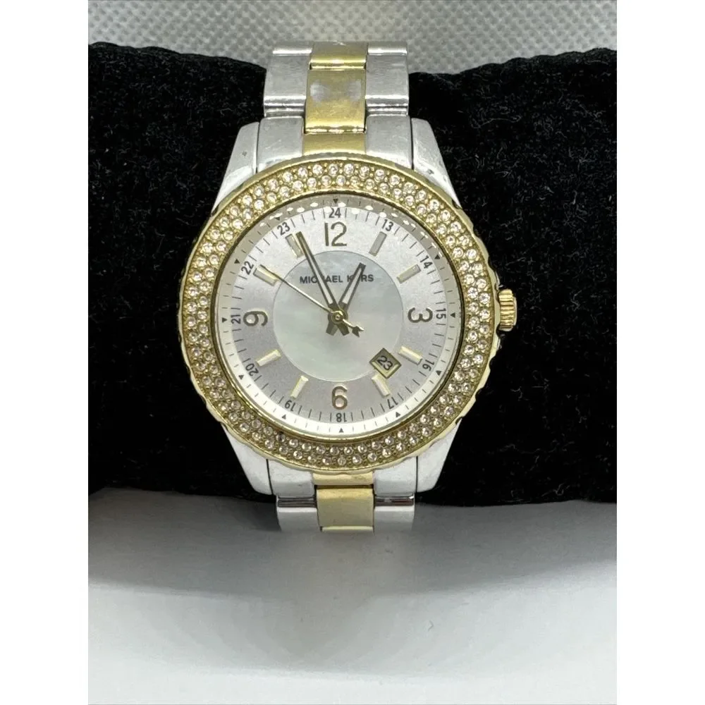 Michael Kors MK5584 Women's Two Tone Stainless Steel Analog Dial Watch JNA857